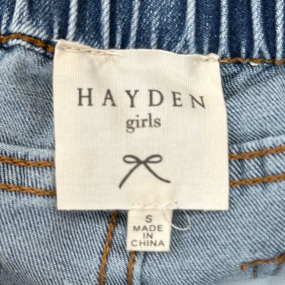 Hayden Girls Jeans Distressed Fringe G2100 Sz S 22474 - Picture 5 of 10